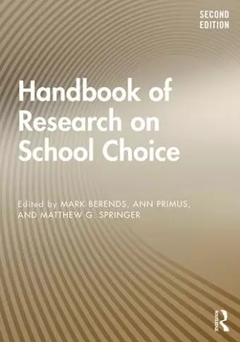 Handbook of Research on School Choice cover