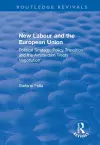 New Labour and the European Union cover