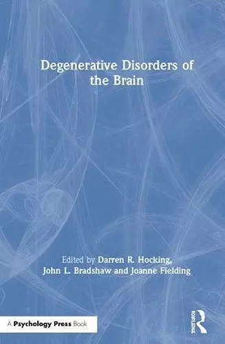 Degenerative Disorders of the Brain cover