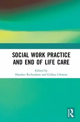 Social Work Practice and End-of-Life Care cover