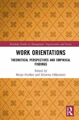 Work Orientations cover