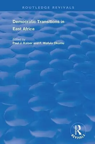 Democratic Transitions in East Africa cover