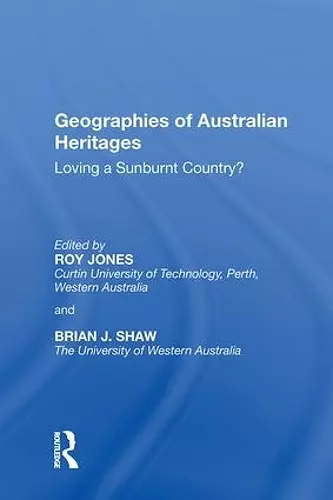 Geographies of Australian Heritages cover