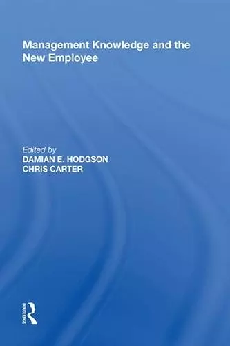 Management Knowledge and the New Employee cover