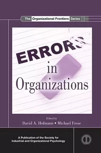 Errors in Organizations cover