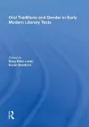 Oral Traditions and Gender in Early Modern Literary Texts cover