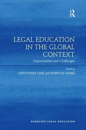 Legal Education in the Global Context cover