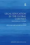 Legal Education in the Global Context cover