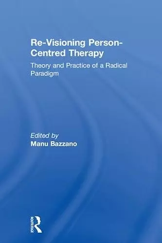 Re-Visioning Person-Centred Therapy cover