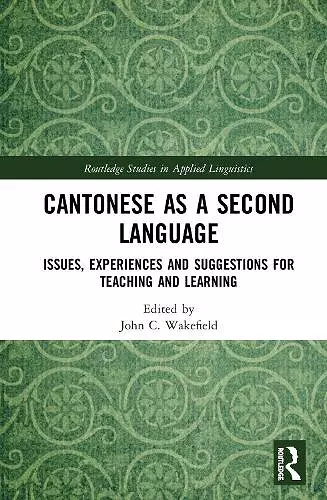 Cantonese as a Second Language cover