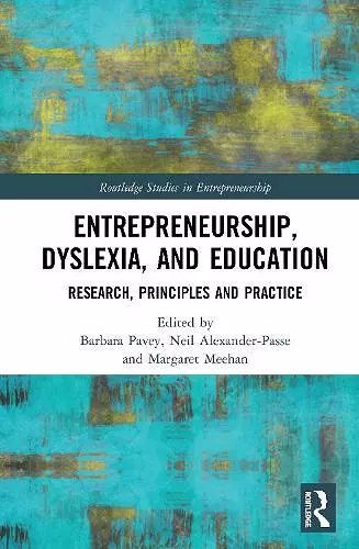 Entrepreneurship, Dyslexia, and Education cover