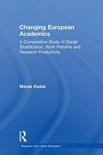 Changing European Academics cover