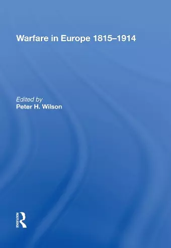 Warfare in Europe 1815�1914 cover