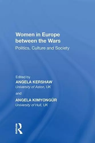 Women in Europe between the Wars cover