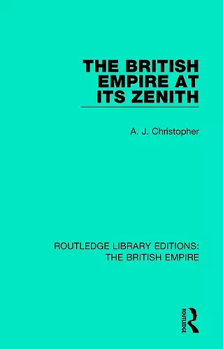 The British Empire at its Zenith cover