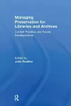 Managing Preservation for Libraries and Archives cover