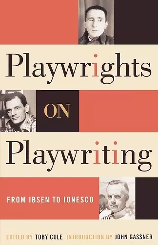 Playwrights on Playwriting cover