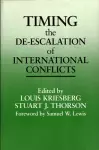 Timing the De-escalation of International Conflicts cover