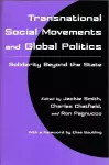 Transnational Social Movements and Global Politics cover