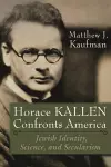 Horace Kallen Confronts America cover