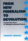 From New Federalism to Devolution cover