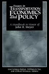 Essays in Transportation Economics and Policy cover