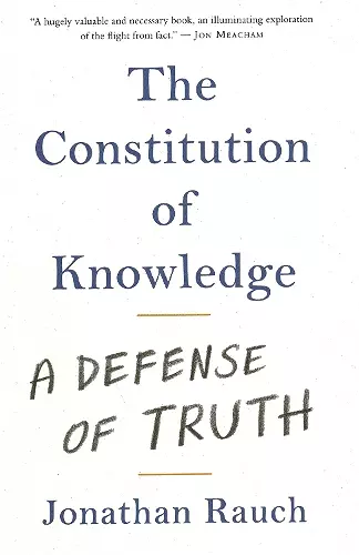 The Constitution of Knowledge cover