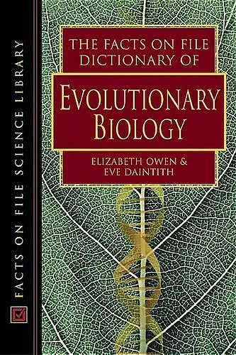 Dictionary of Evolutionary Biology cover