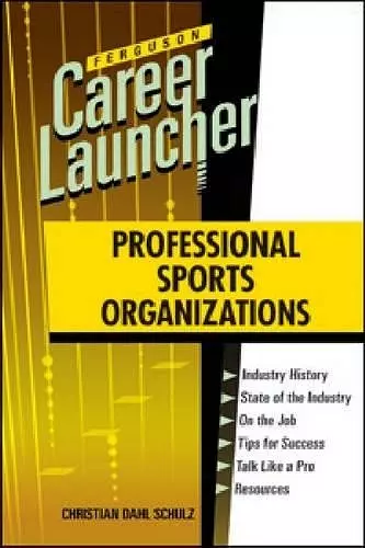 PROFESSIONAL SPORTS ORGANIZATIONS cover