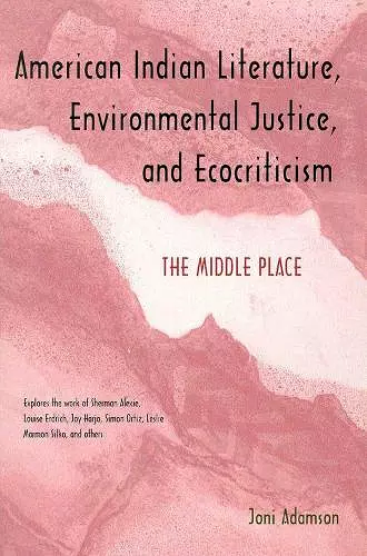 American Indian Literature, Environmental Justice, and Ecocriticism cover