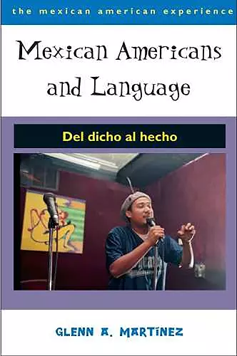 Mexican Americans and Language cover
