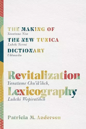 Revitalization Lexicography cover