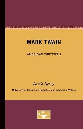 Mark Twain - American Writers 5 cover