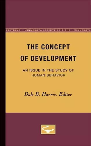 The Concept of Development cover