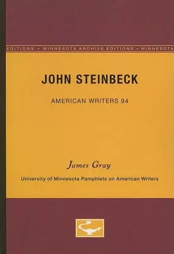 John Steinbeck - American Writers 94 cover