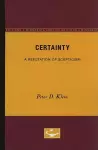 Certainty cover