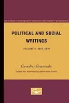 Political and Social Writings cover