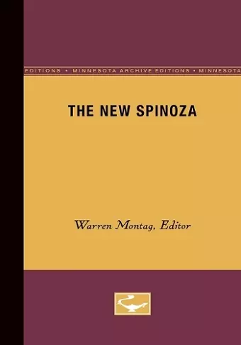 The New Spinoza cover