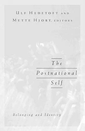 Postnational Self cover