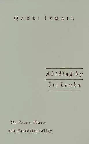 Abiding by Sri Lanka cover