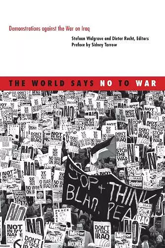 The World Says No to War cover