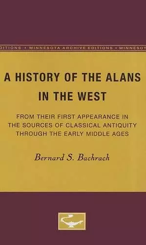 A History of the Alans in the West cover