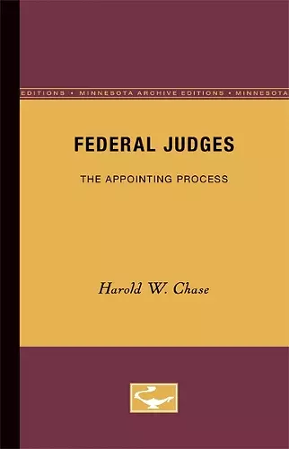 Federal Judges cover