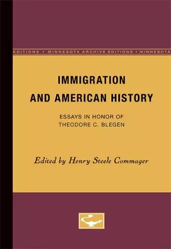 Immigration and American History cover