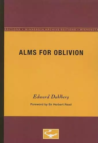 Alms for Oblivion cover