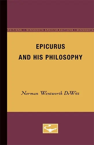Epicurus and His Philosophy cover