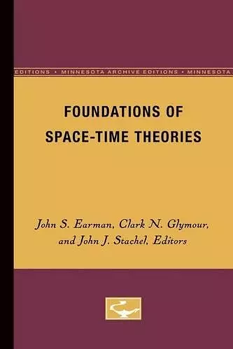 Foundations of Space-Time Theories cover