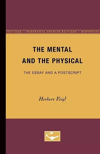 The Mental and the Physical cover