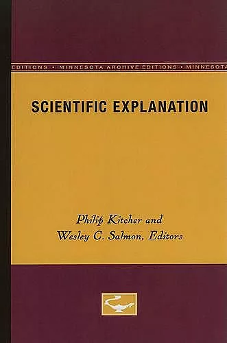 Scientific Explanation cover