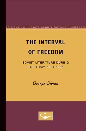 The Interval of Freedom cover